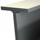 Profil T zincat 100x11 mm 1